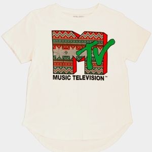 Womens Junior's MTV Graphic Tshirt